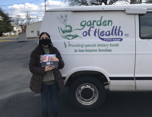 Susanna Pham, Coordinator, found a local drop off for the Garden of Health Inc. that supplies special, dietary foods to lower income families.